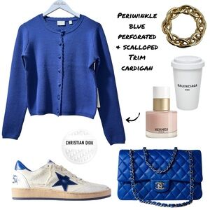Cyrus Periwinkle Blue Cardigan